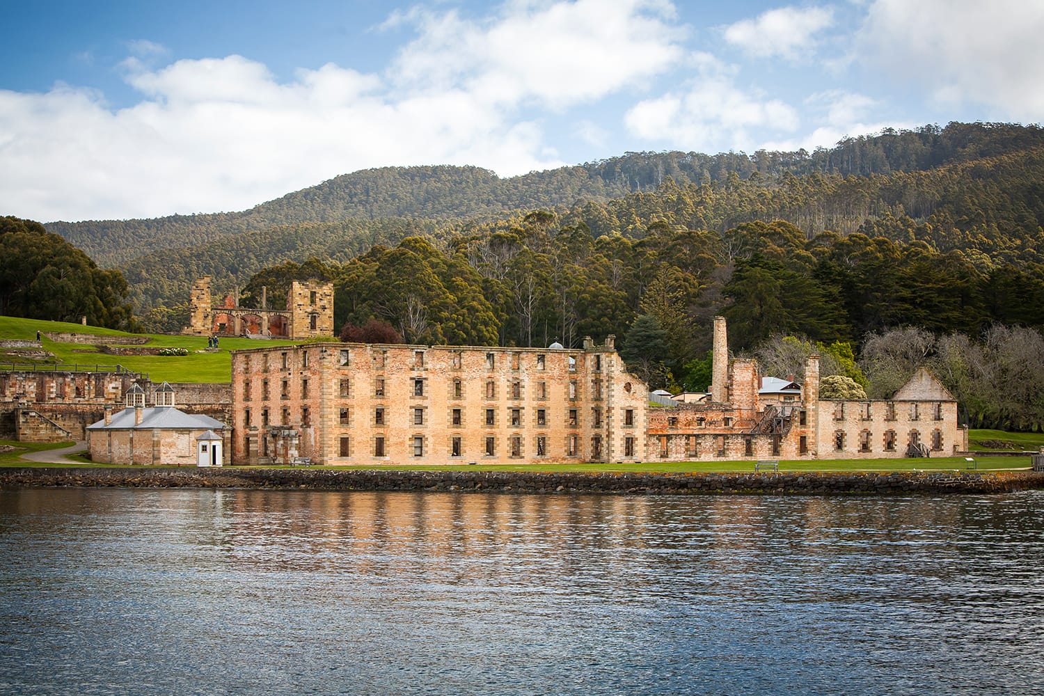 The penitentiary building at Port Arthur in Tasmania, Australia