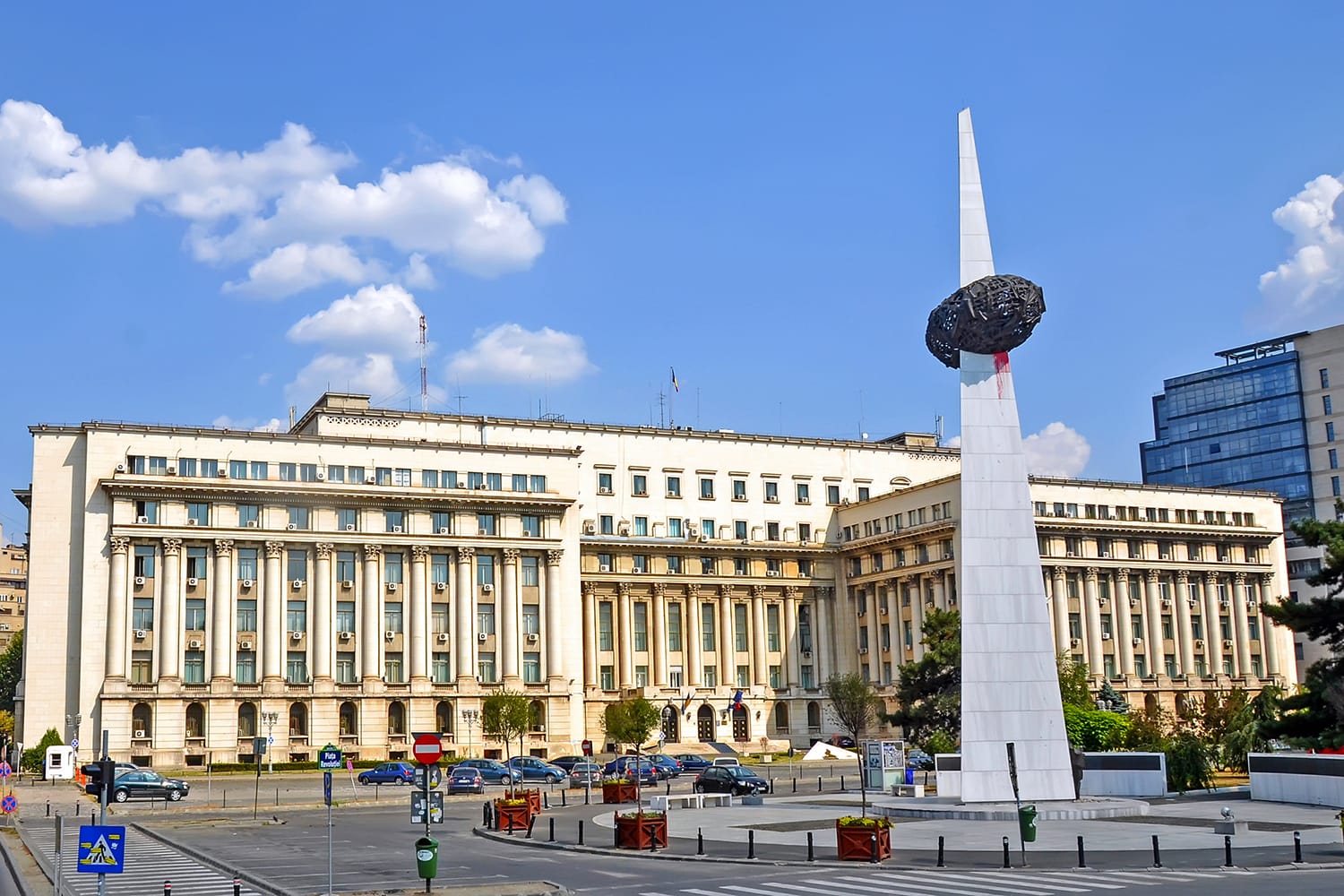 Revolution Square in Bucharest, Romania