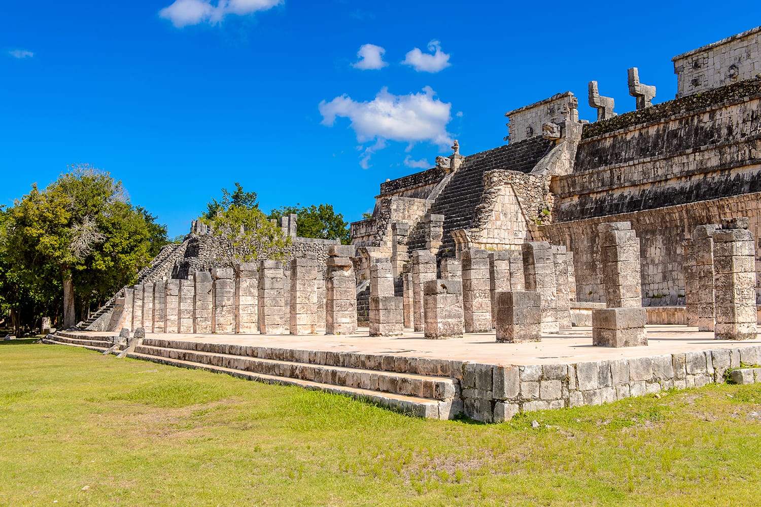 Ruins at Chichen Itza in Mexico