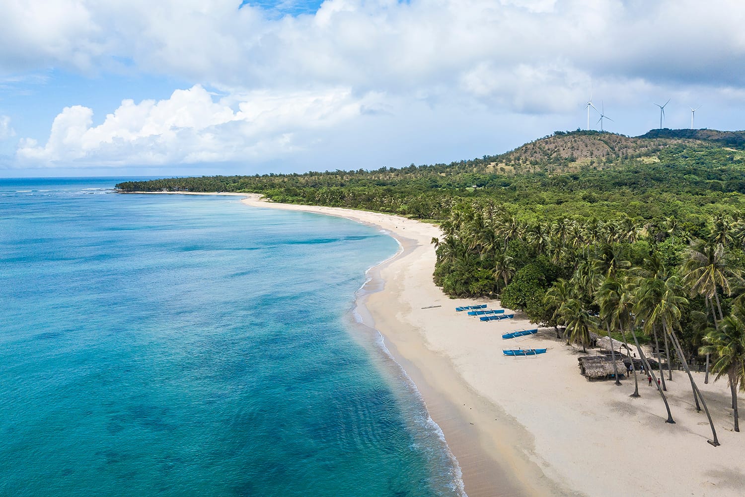 Pagudpud, Ilocos Norte, a coastal resort town on the northernmost tip of Luzon Island in the Philippines