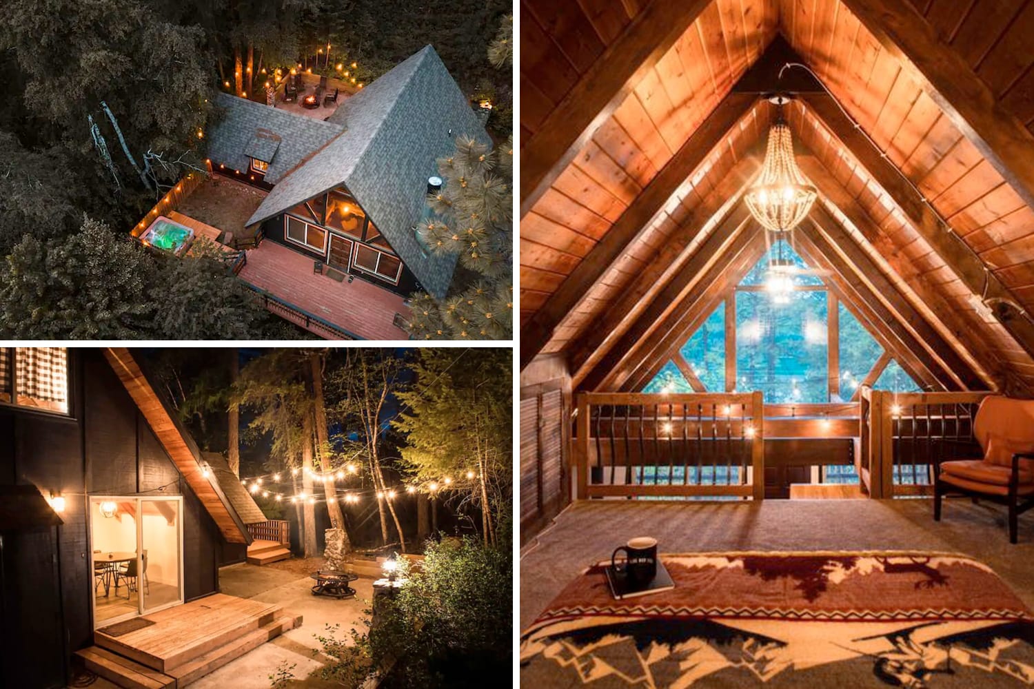 Classic A-Frame Airbnb Cabin in Whitefish