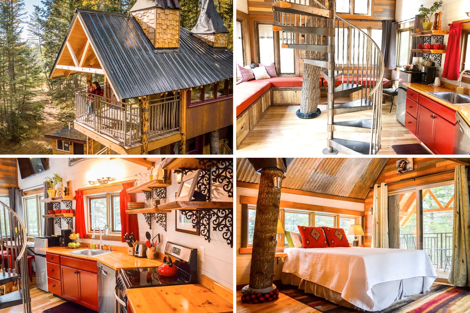 Meadowlark Treehouse in Whitefish, Montana