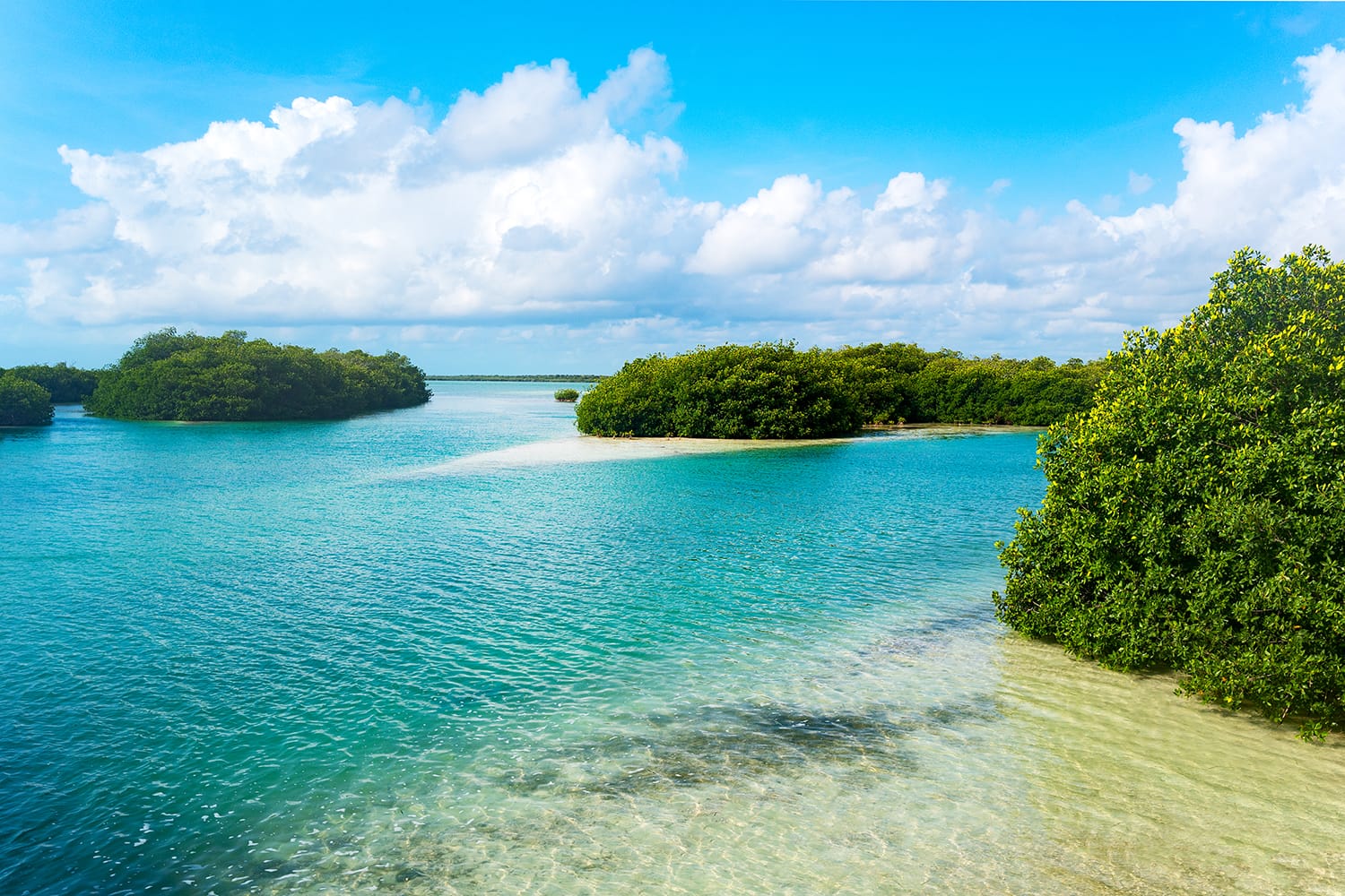 Sian Ka'an Biosphere Reserve in Quintana Roo, Mexico