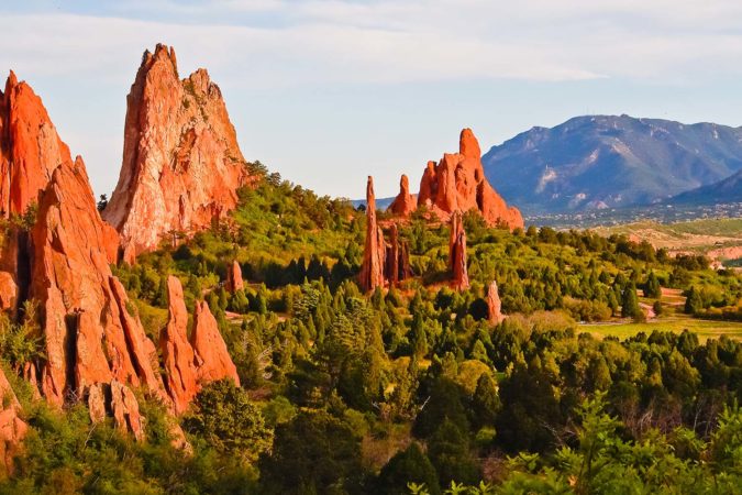 Cathedral Valley in the Garden of the Gods, Colorado, USA