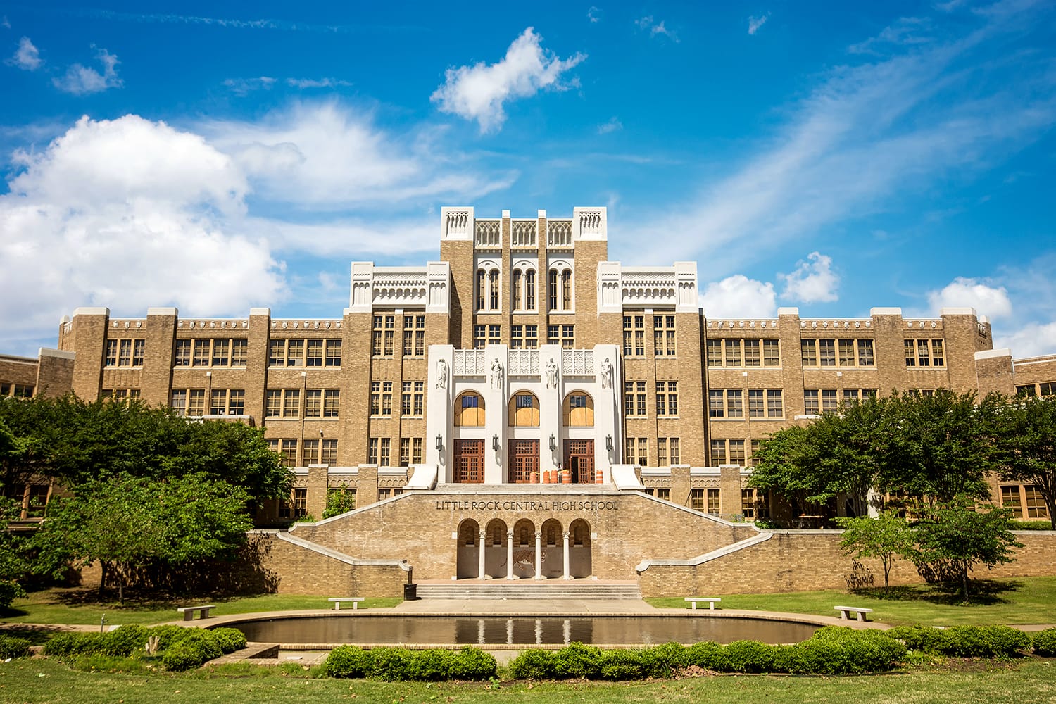 Little Rock Central High School in Little Rock, Arkansas, USA
