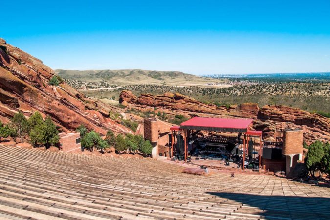 Red Rocks Amphitheater, Denver, Colorado, USA