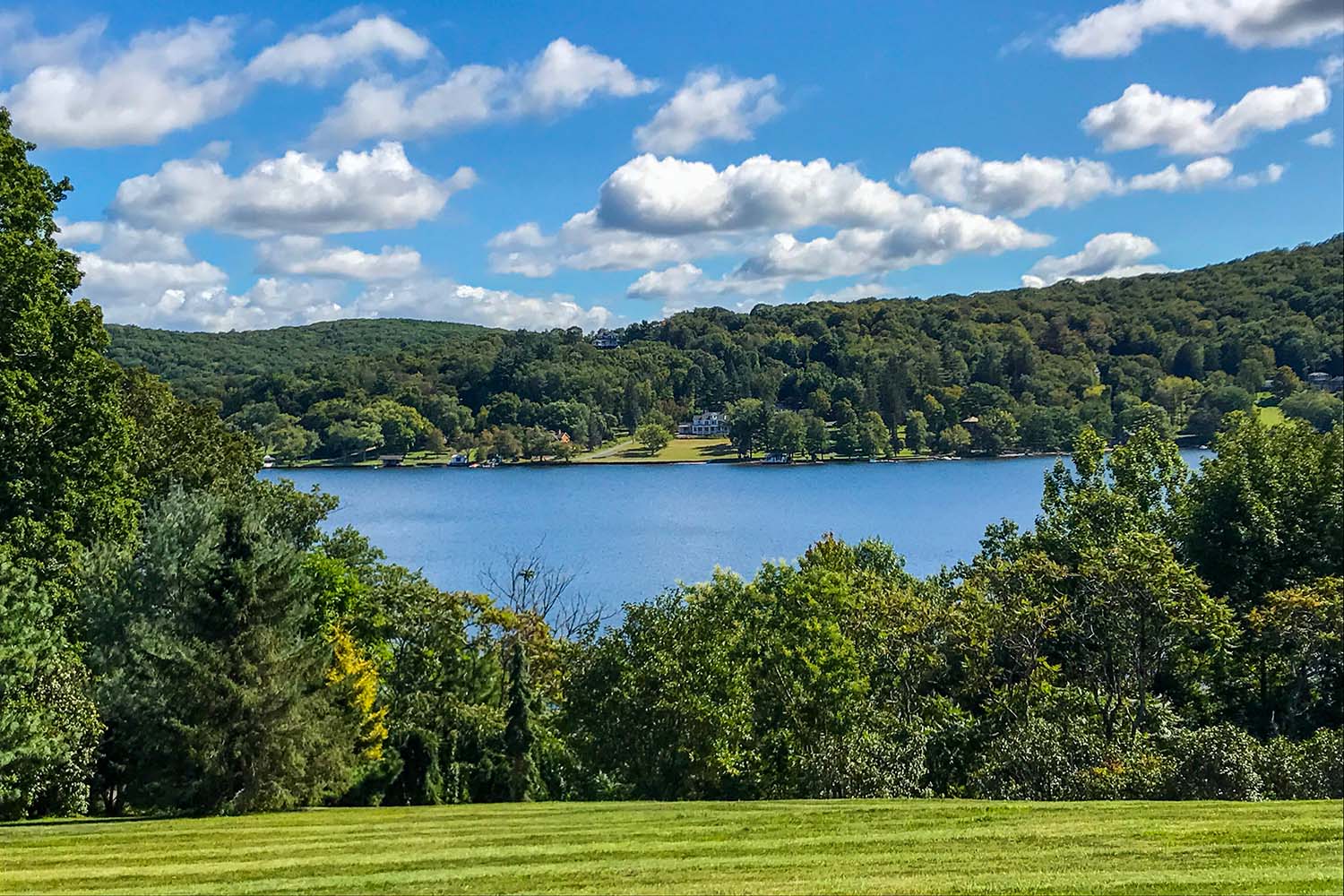 Lake Waramaug near Hopkins Vineyard in Warren, CT.