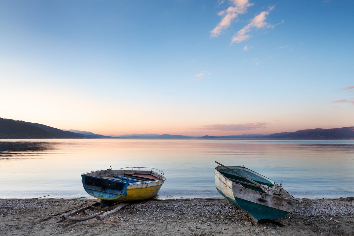 Lake in Pogradec, Albania