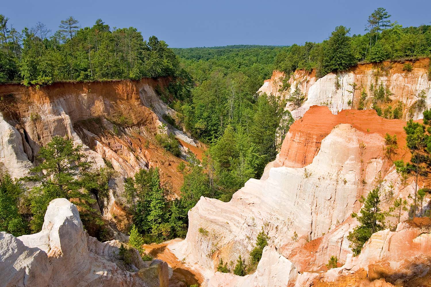 Providence Canyon in Georgia, USA