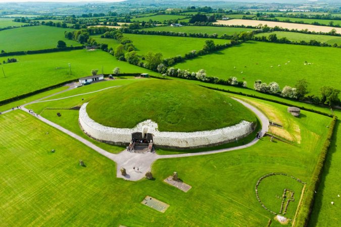 Newgrange in County Meath, Ireland.
