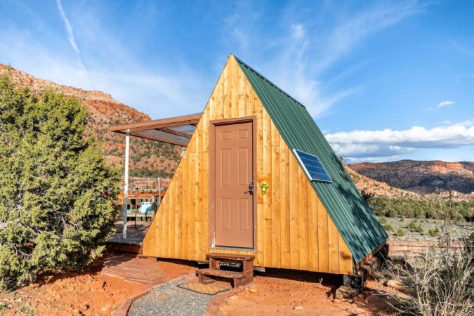 Beautiful A-Frame Cabin Airbnb in Utah, USA