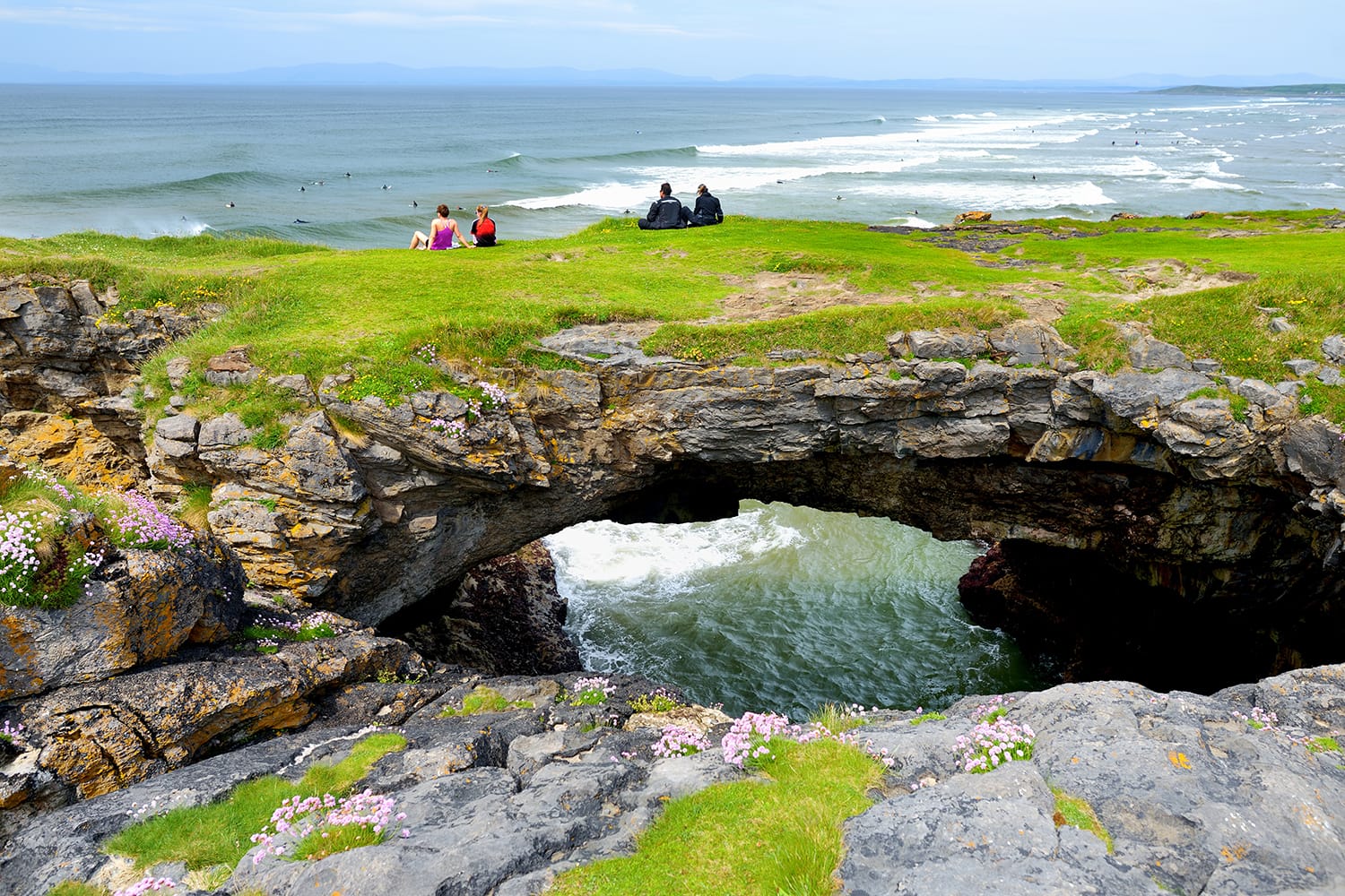 Fairy bridges, impressive stone arches near Tullan Strand