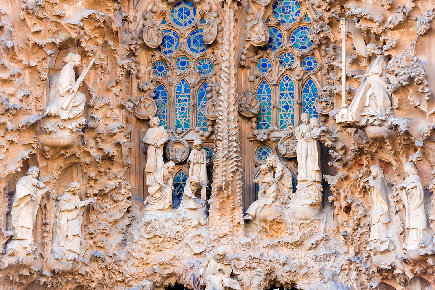 La Sagrada Familia in Barcelona, Spain