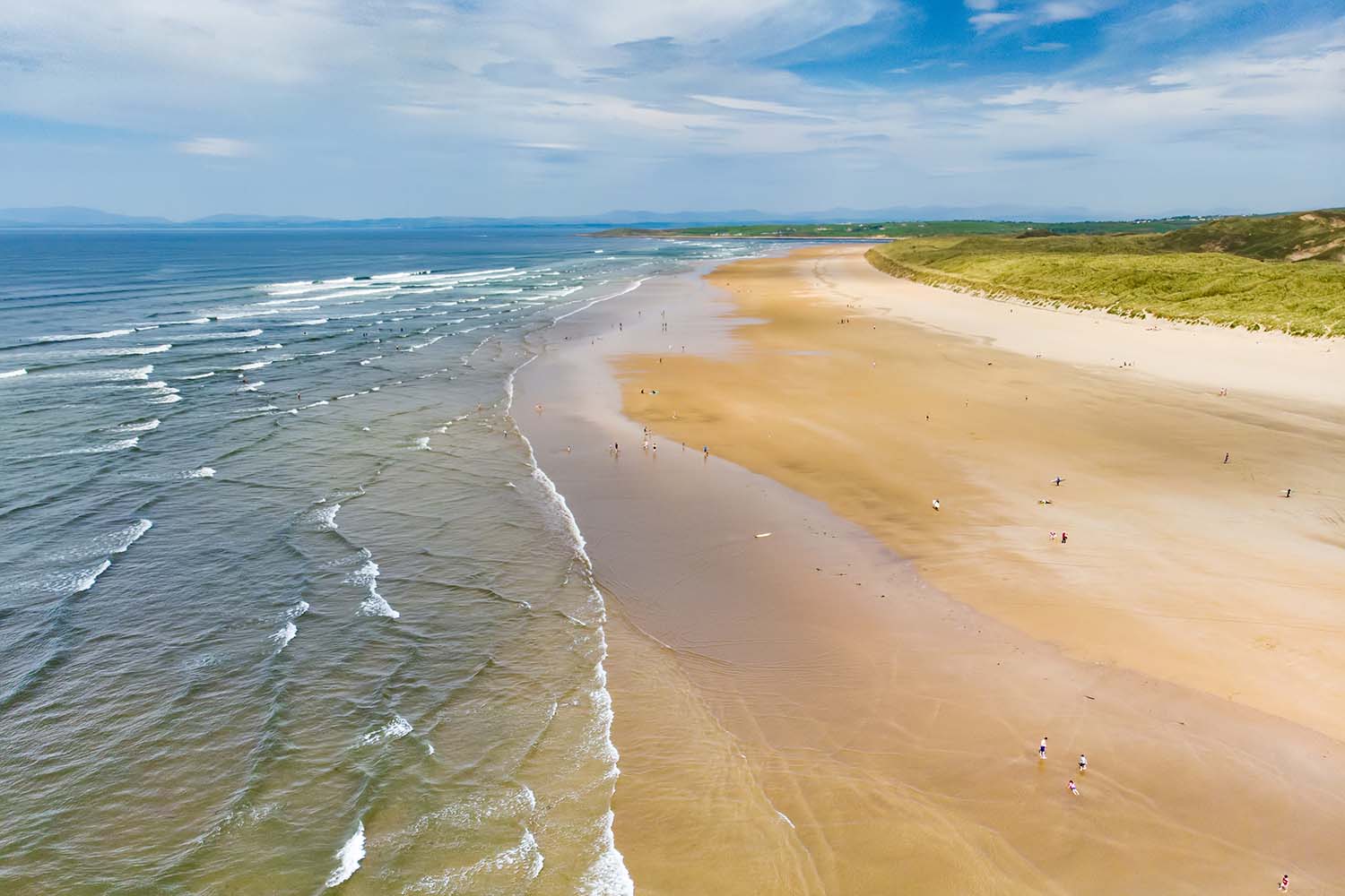 Spectacular Tullan Strand, in County Donegal, Ireland.