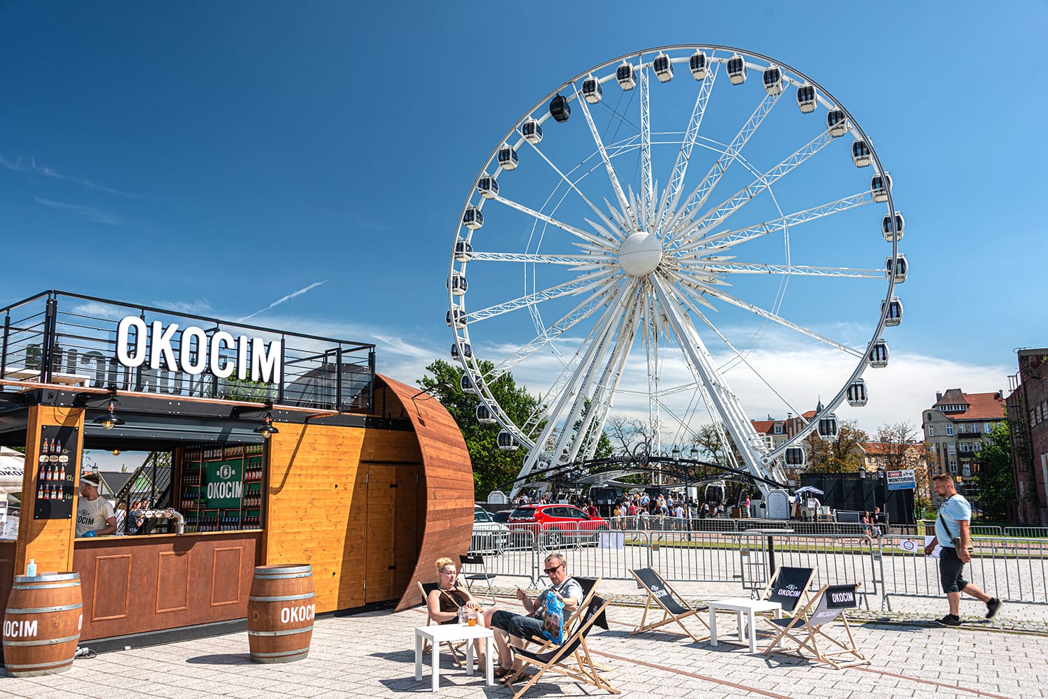 Ferris wheel in Gdansk, Poland