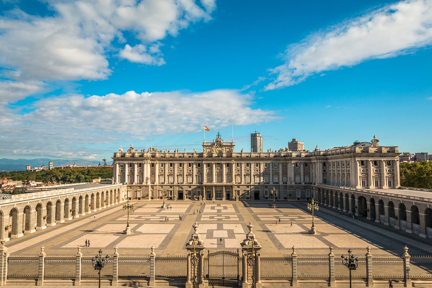Royal Palace in Madrid Spain