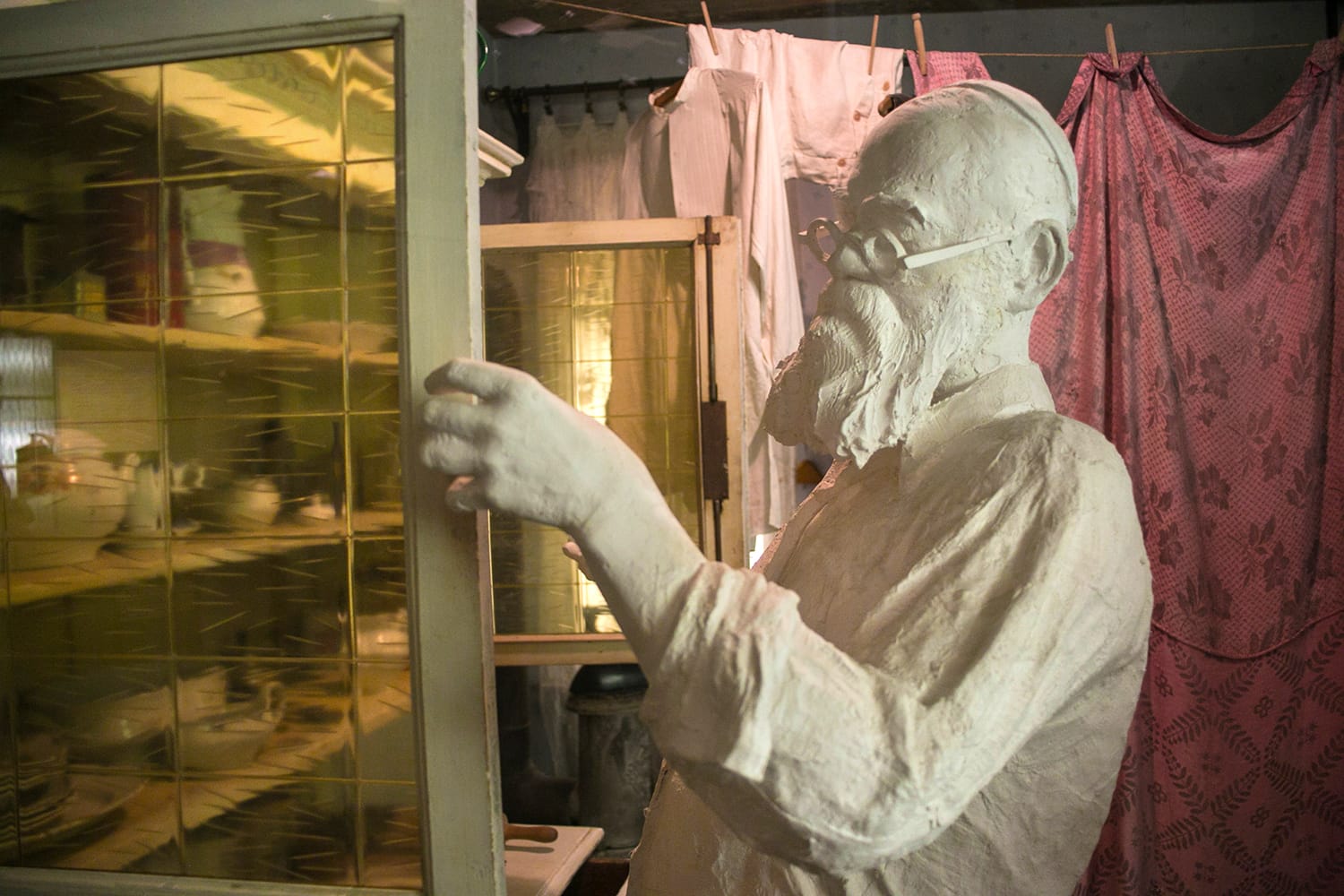 Exhibition on the theme of life Krakow Jews during the Second World War. Schindler's Factory Museum in Krakow, Poland