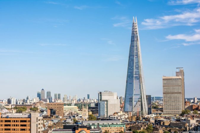 The Shard in London, UK