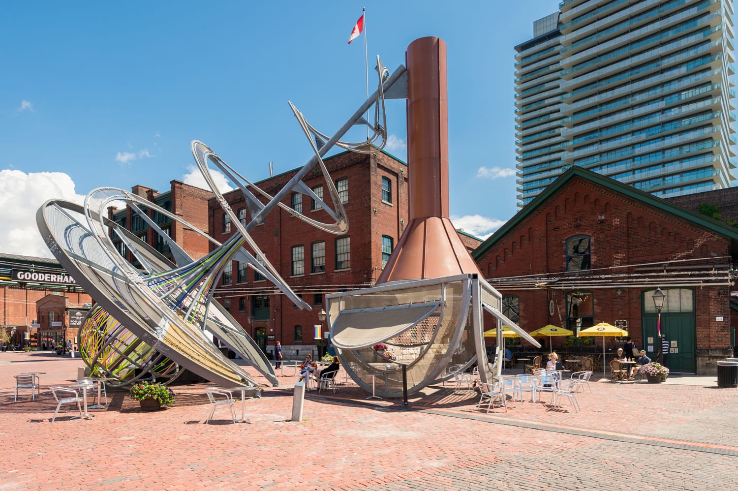 Distillery District (former Gooderham and Worts Distillery) in Toronto, Canada