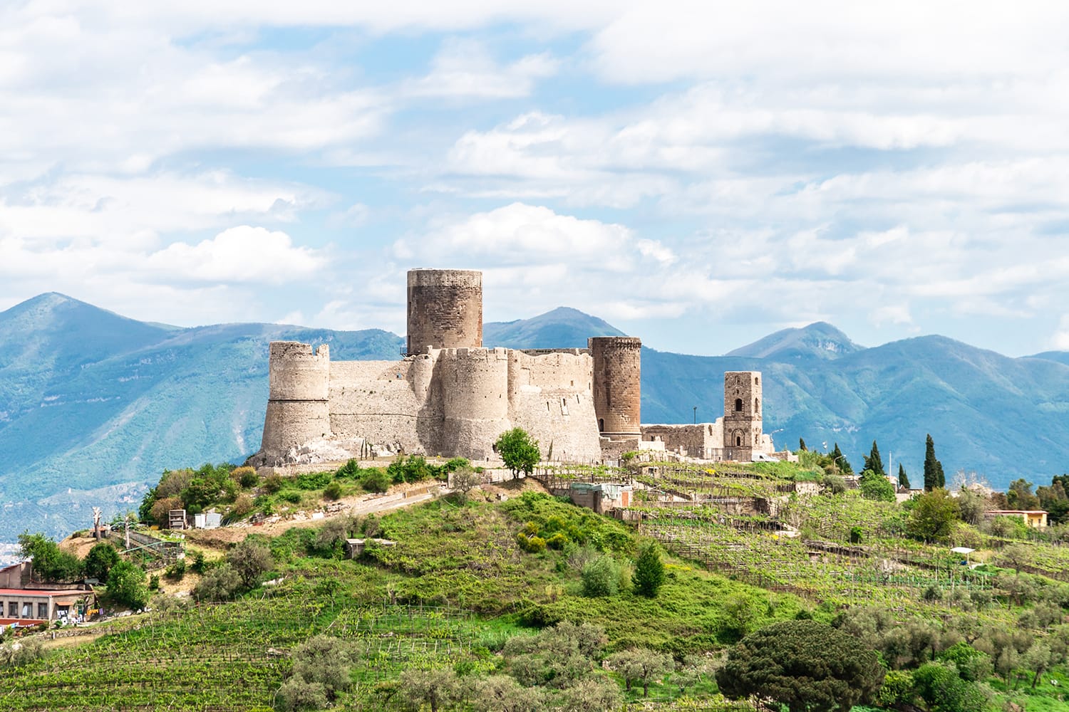 Lettere Castle in Naples, Italy