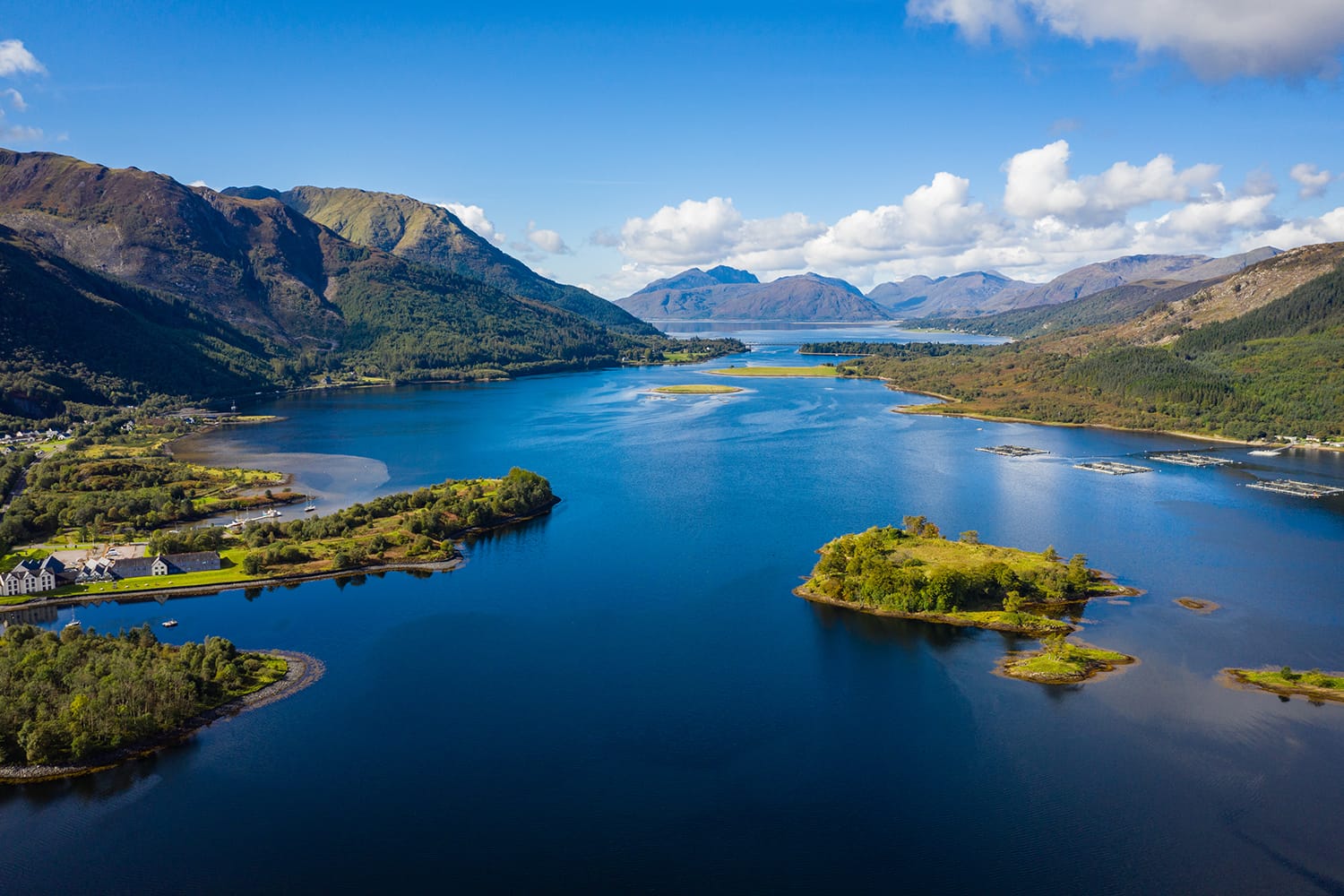 Loch Linnhe in Scotland, UK