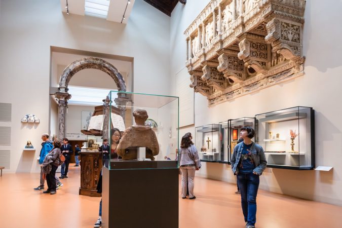 Interior of the Museo dell Opera del Duomo (Museum of Works of Cathedral)