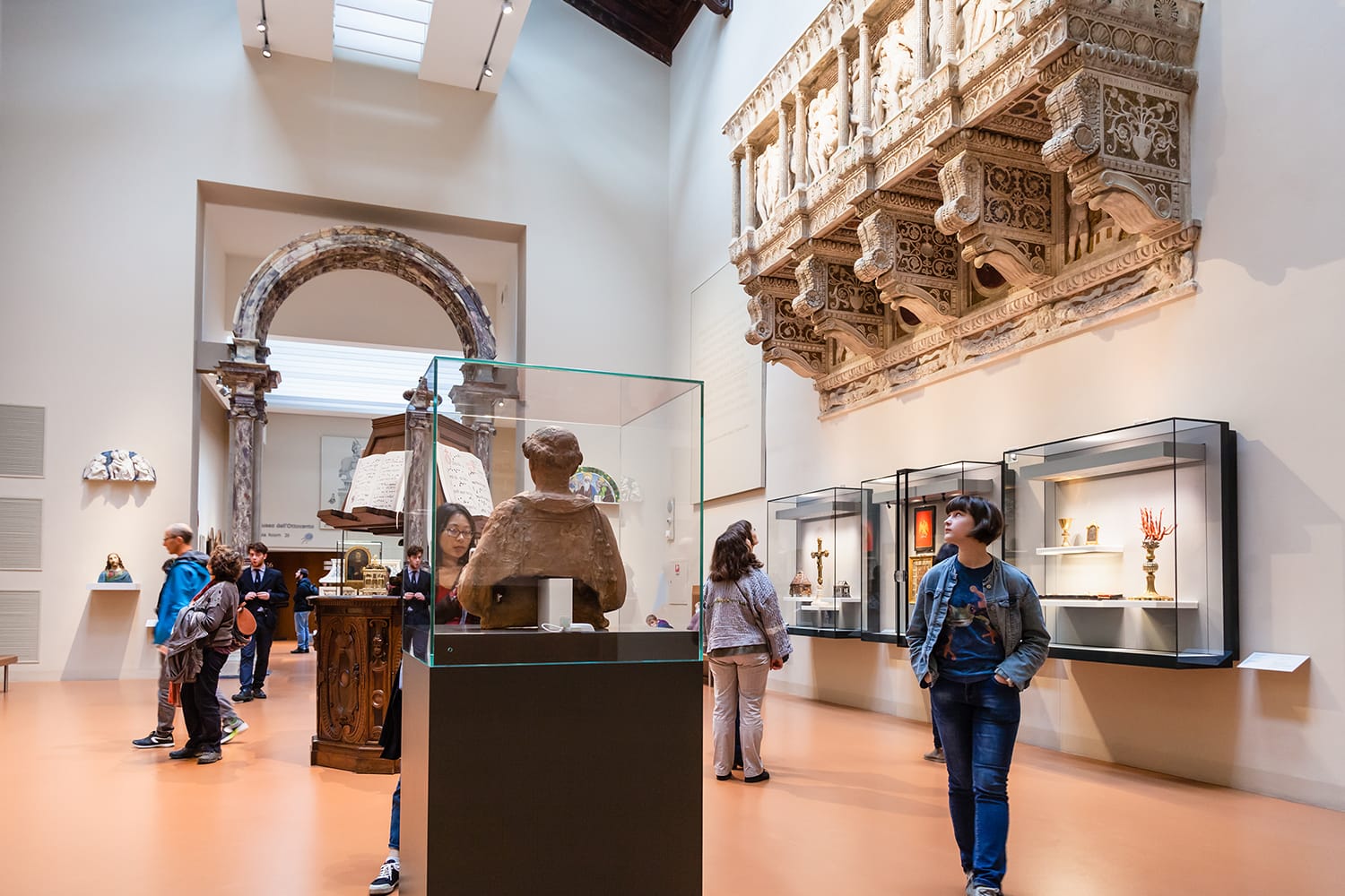 Interior of the Museo dell Opera del Duomo (Museum of Works of Cathedral)