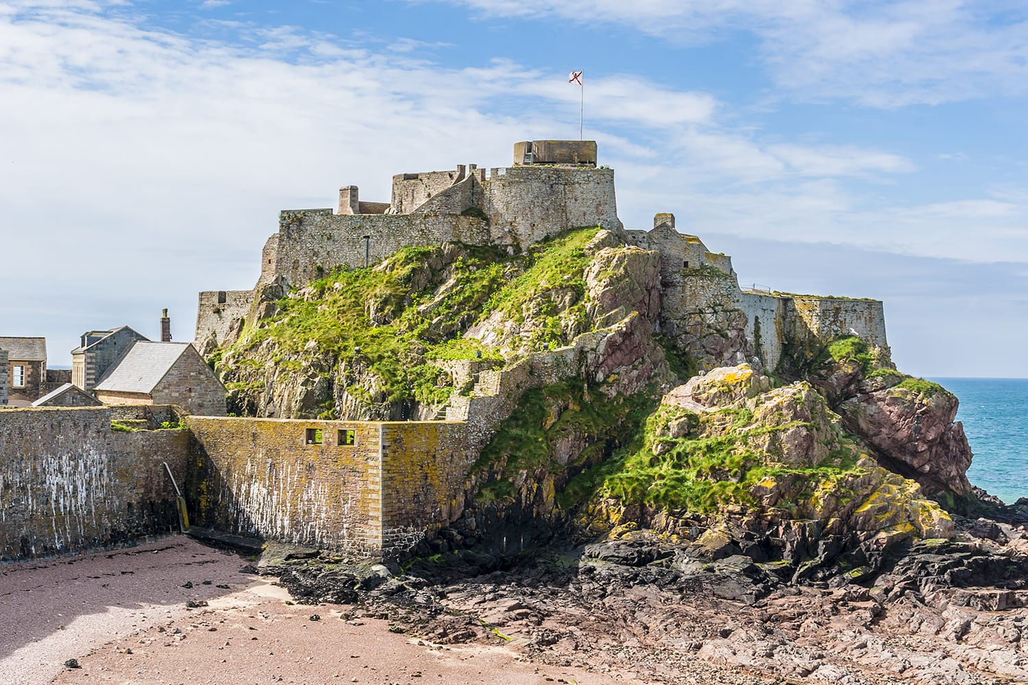 Elizabeth Castle in Jersey, Channel Islands