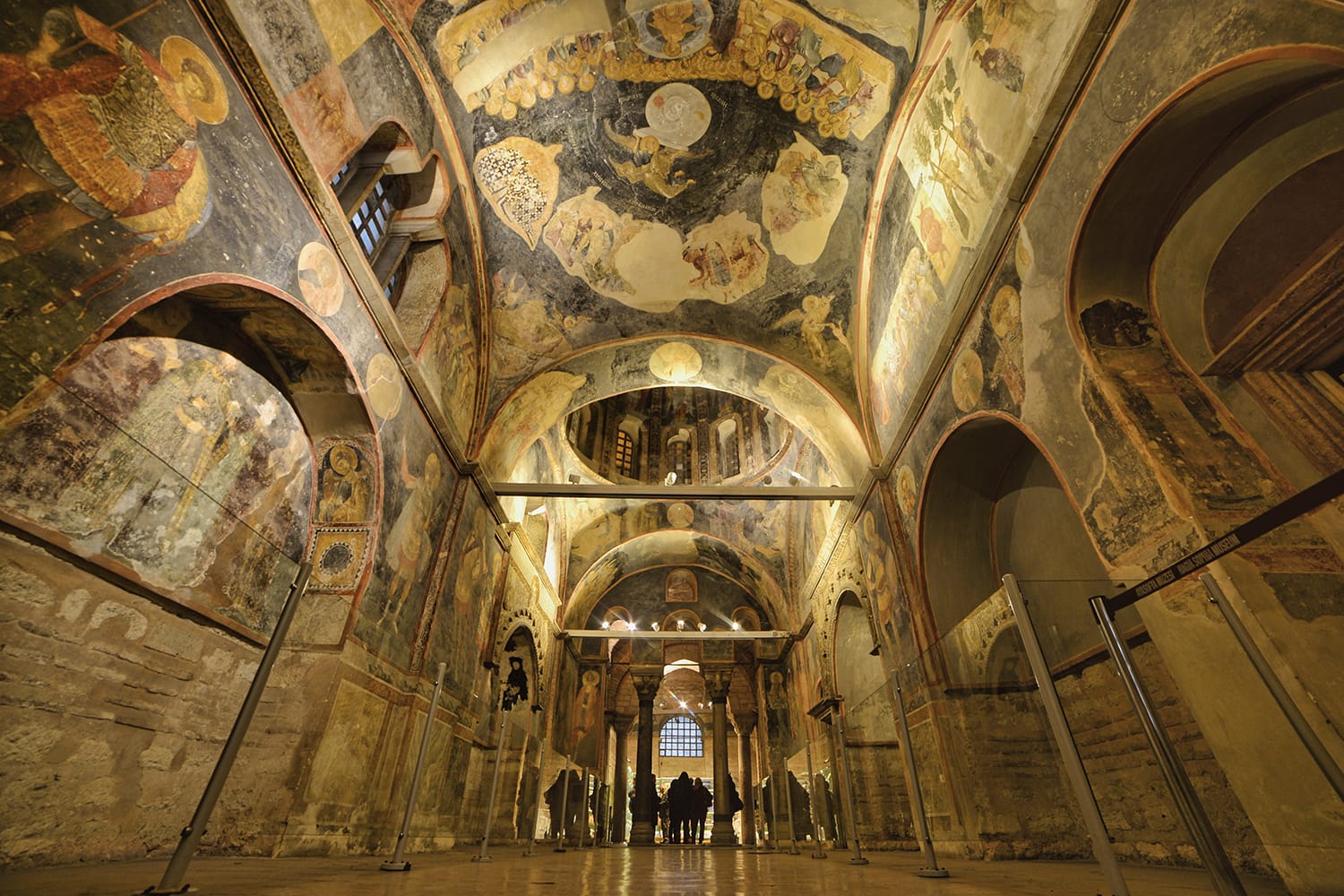 Inside view of the Church of the Holy Saviour in Chora, known as Kariye Museum