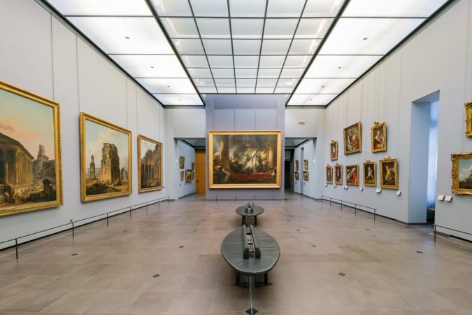 Drawing and painting exhibition in the Louvre Museum