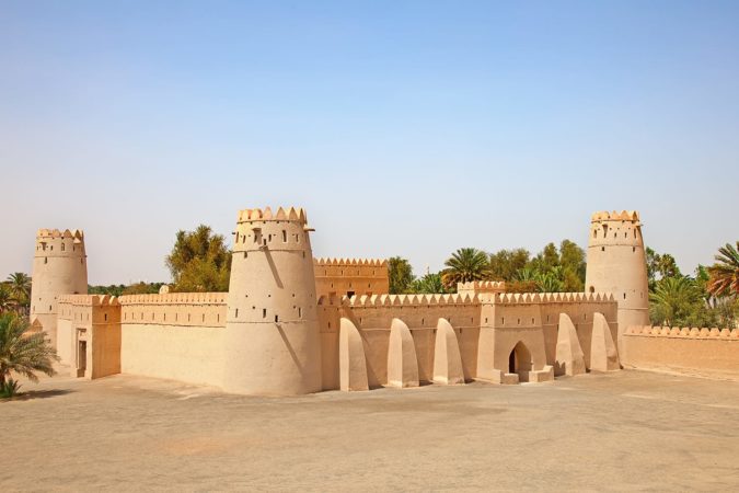 The famous Jahili fort in Al Ain oasis