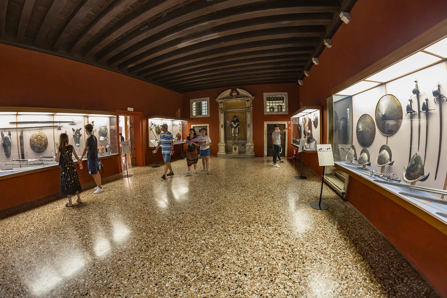 nterior of Doge`s Palace - Palazzo Ducale in Venice, Italy