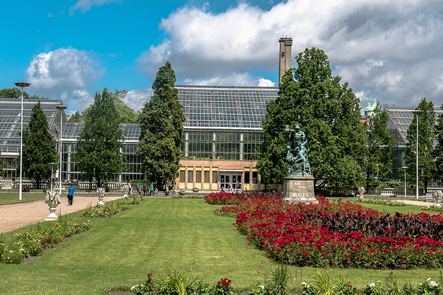 Palm house in Poznan, Poland