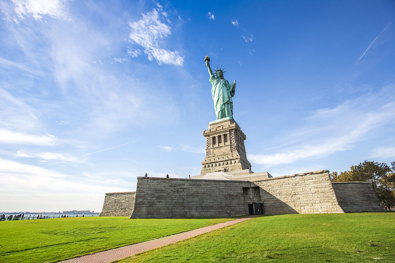 The Statue of Liberty in New York City.