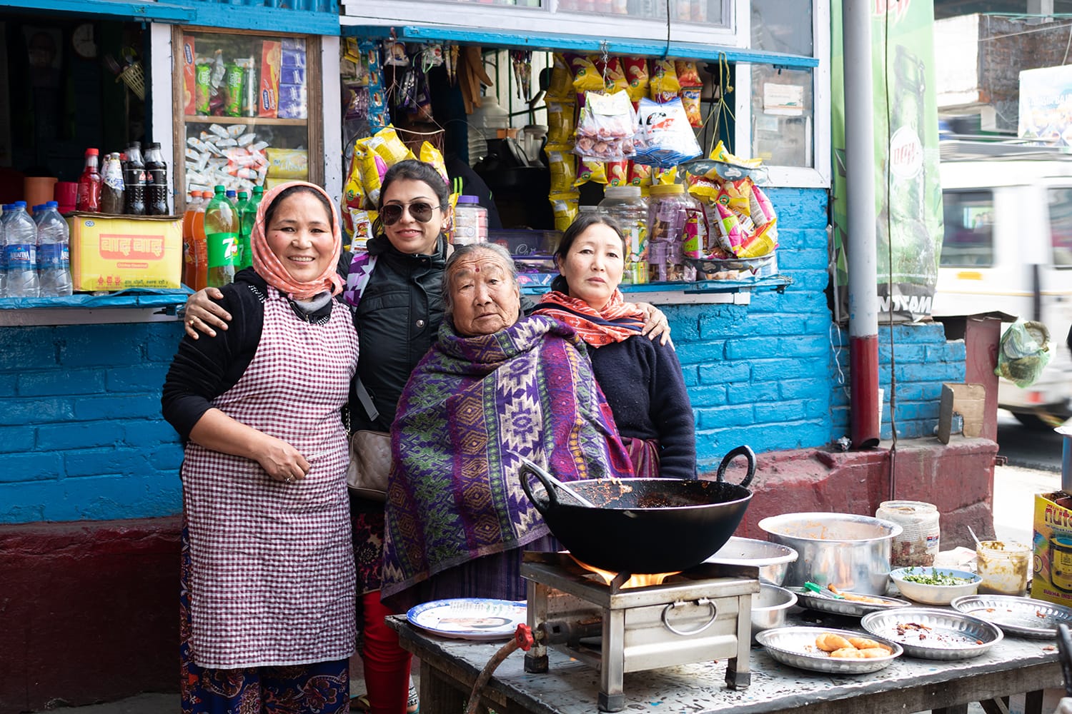street food vendor in Darjeeling, West Bengal India