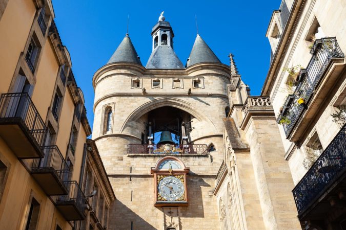 La grosse cloche or Big Bell Tower is an ancient tower in the centre of Bordeaux in France