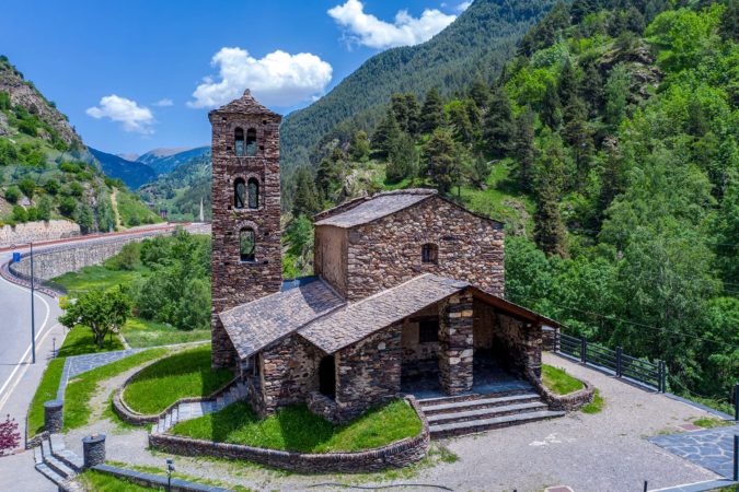 Sant Joan de Caselles in Canillo, Andorra