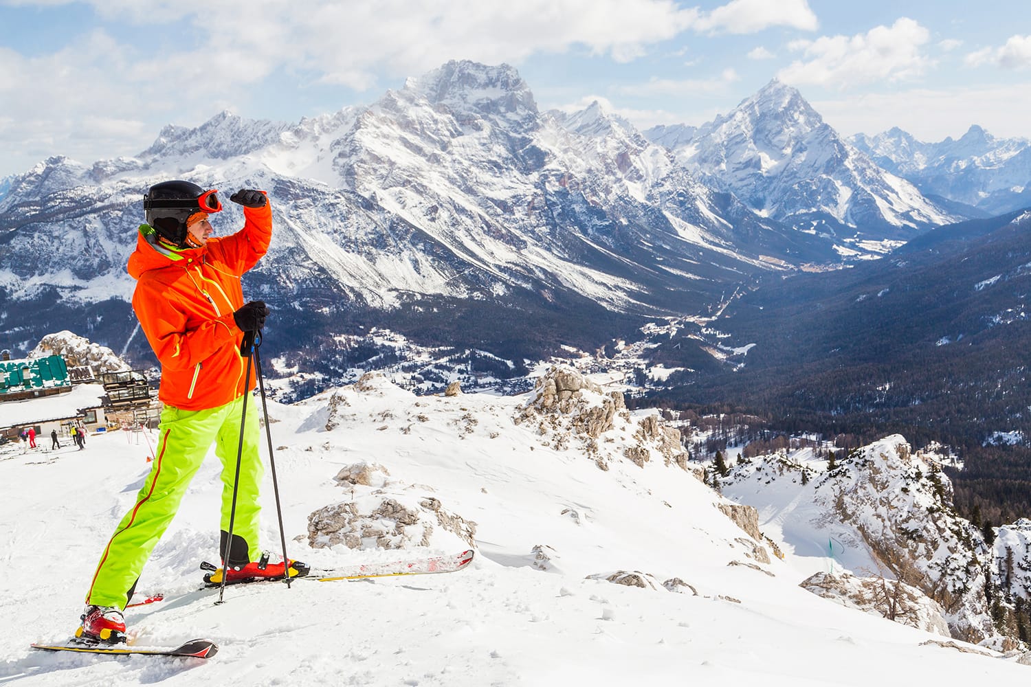 Skier in Grandvalira, Andorra