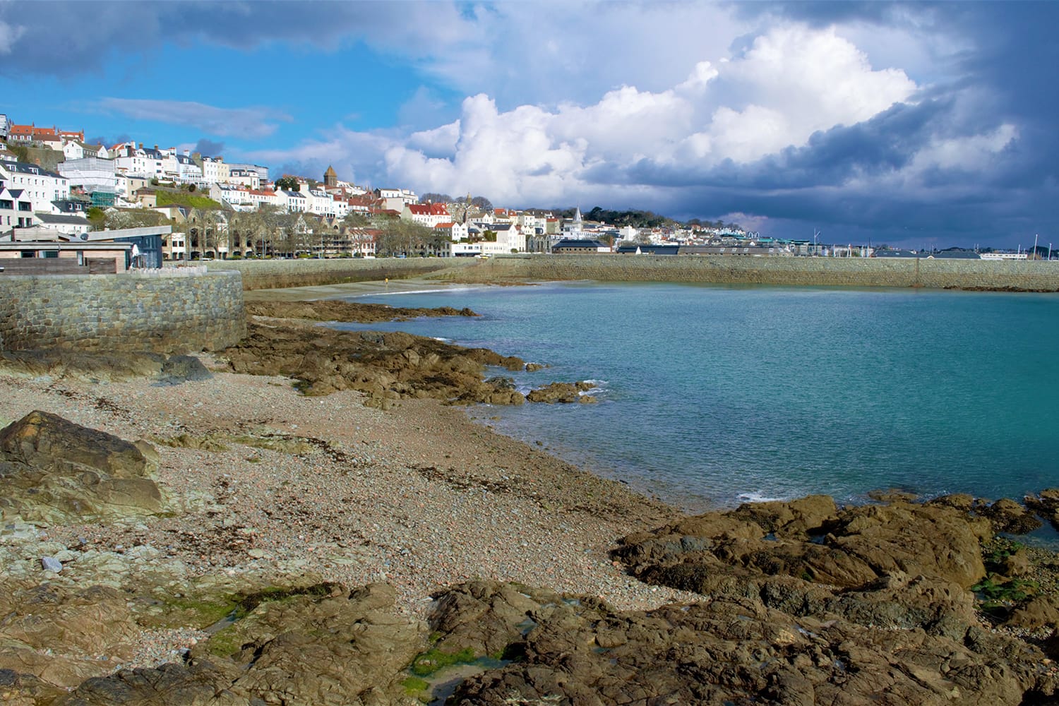 Bathing Pools at St Peter Port, Guernsey, Channel Islands
