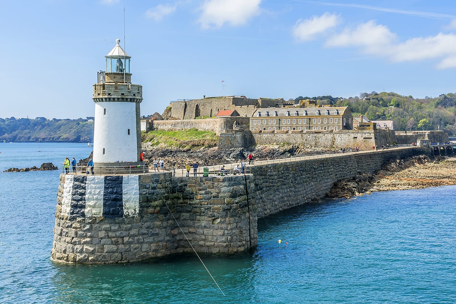 Castle Cornet in Saint Peter Port - capital of Guernsey, Channel Islands
