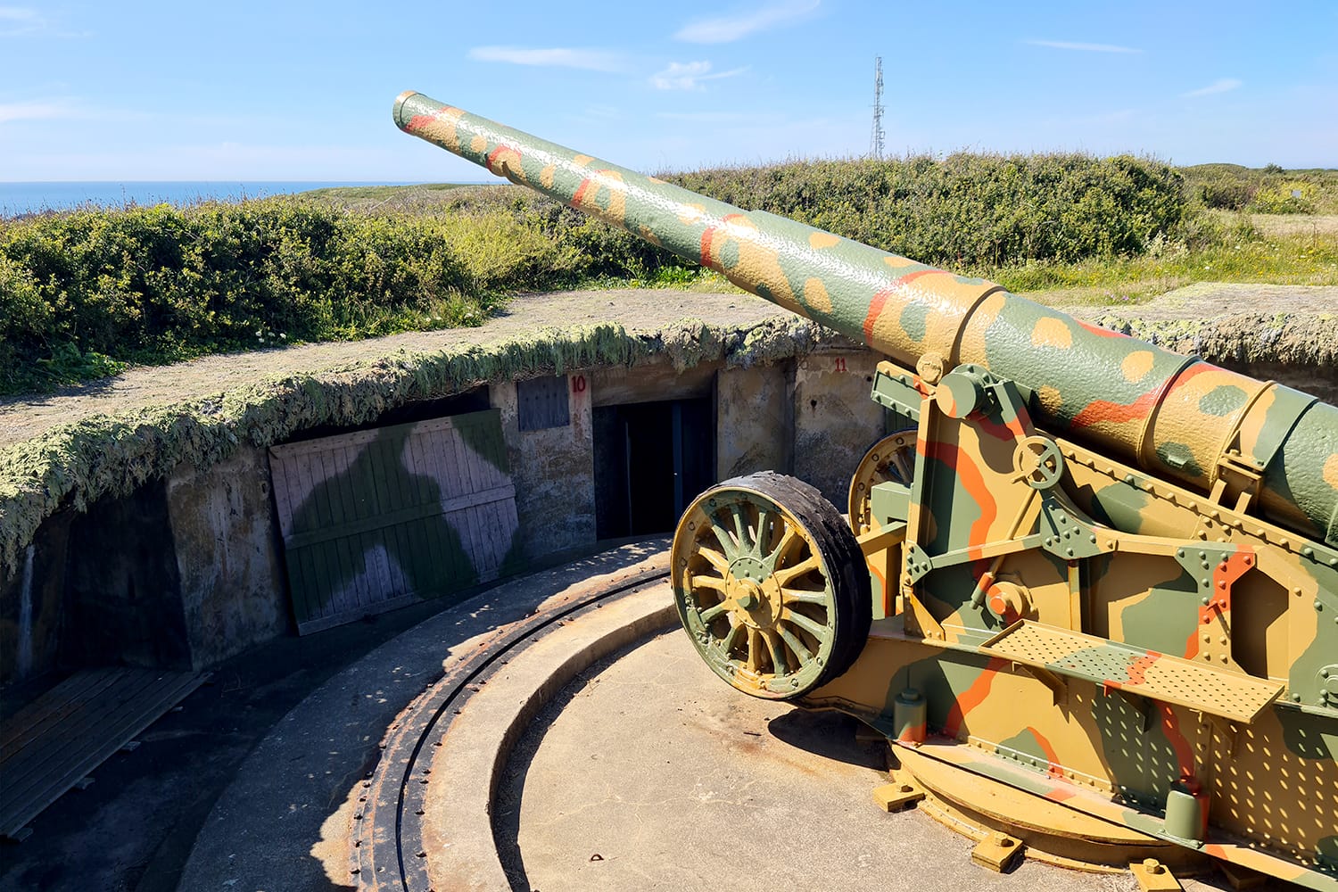 Pleinmont Batterie Dollman, Guernsey Channel Islands