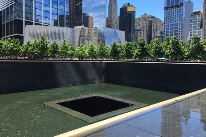 World trade Center memorial pond, New York City