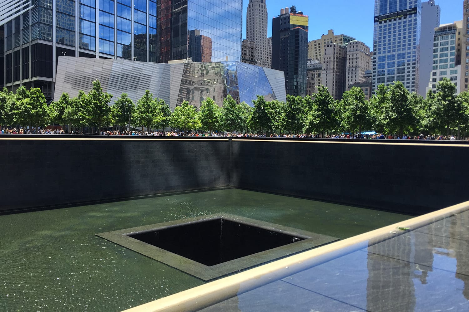 World trade Center memorial pond, New York City