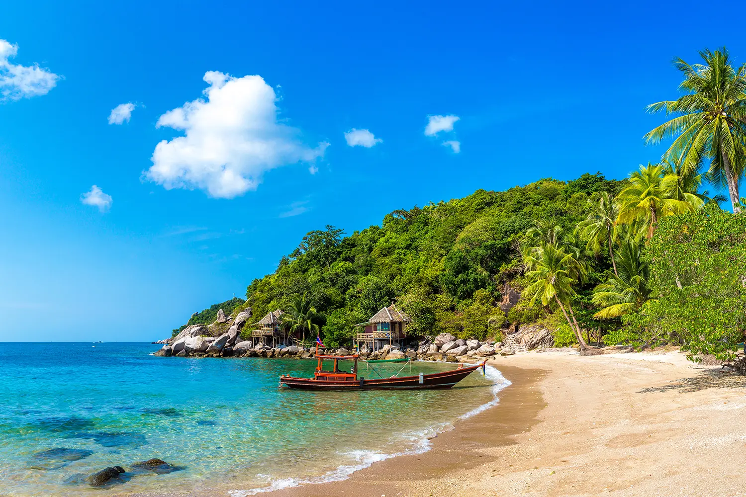 Sai Nuan beach in Koh Tao, Thailand