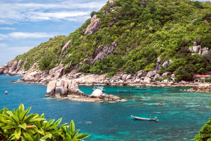 Tanote Bay in Koh Tao, Thailand.