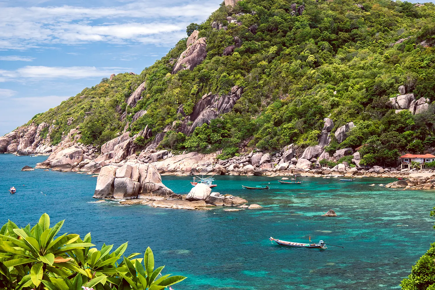 Tanote Bay in Koh Tao, Thailand.