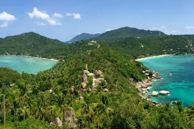 John Suwan Viewpoint in Koh Tao, Thailand