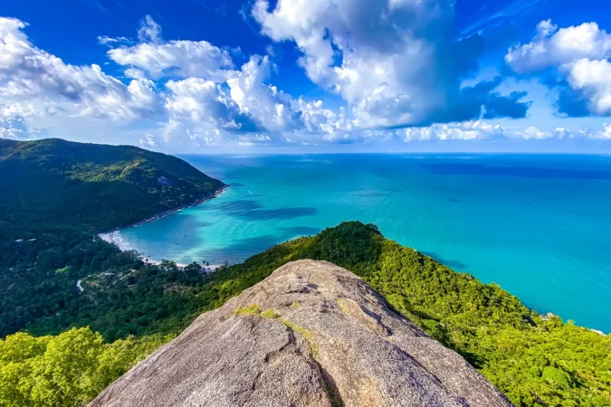 Bottle Beach Viewpoint in Koh Phangan, Thailand