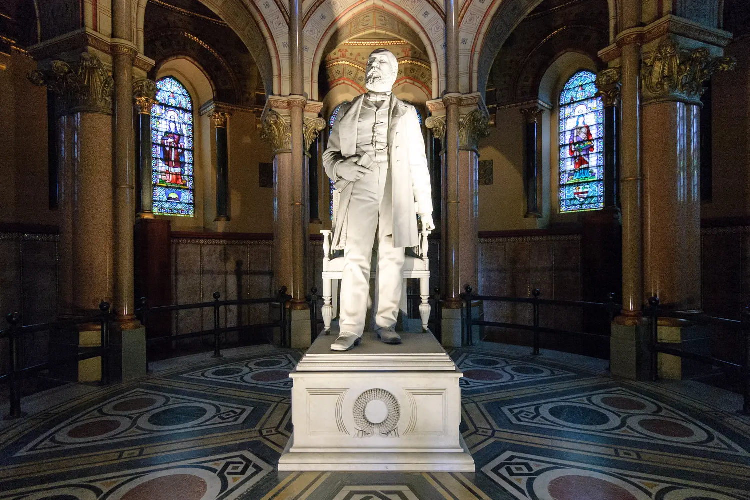 James A. Garfield Memorial in the Lake View Cemetery in Cleveland, Ohio