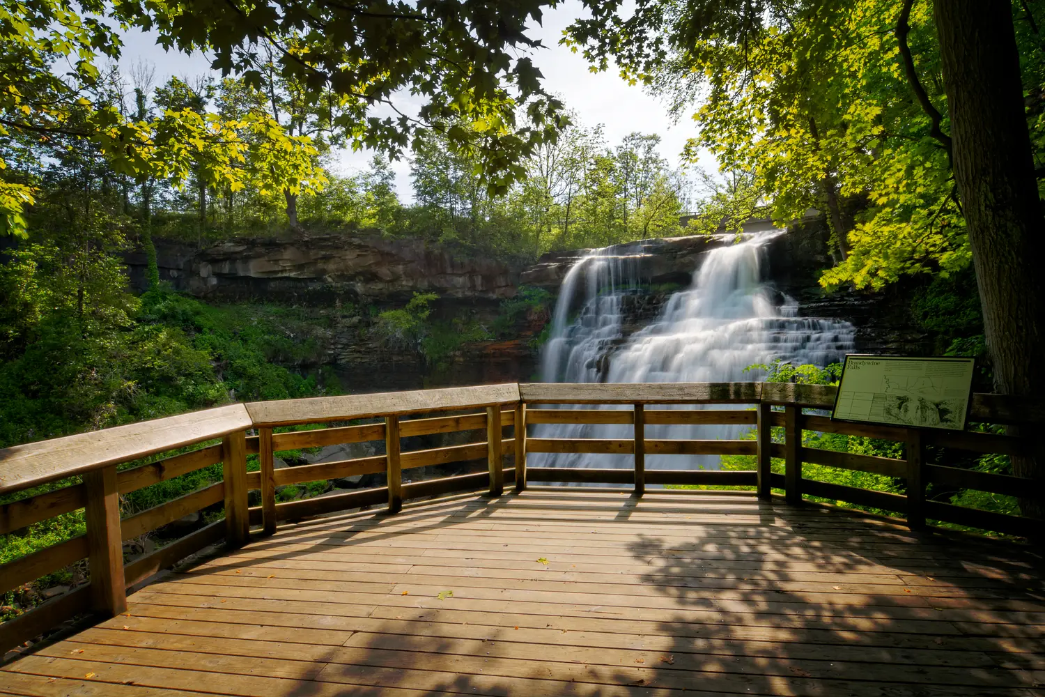 Brandywine Falls in Cuyahoga Valley National Park